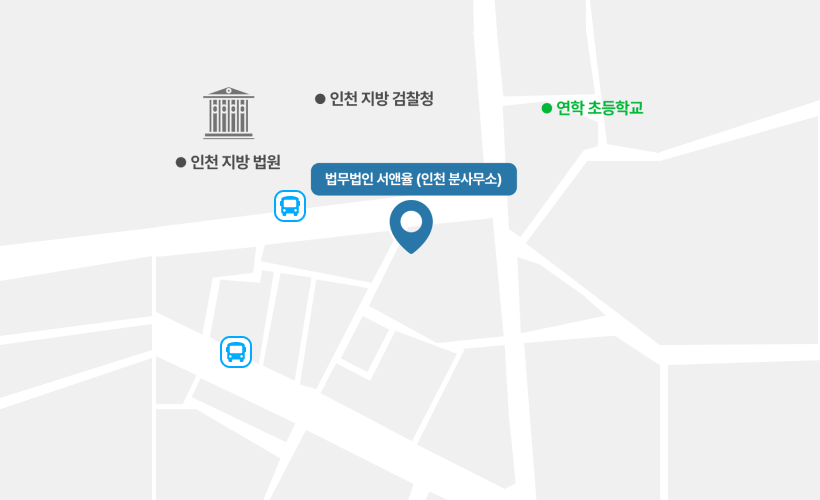 인천 사무소 지도